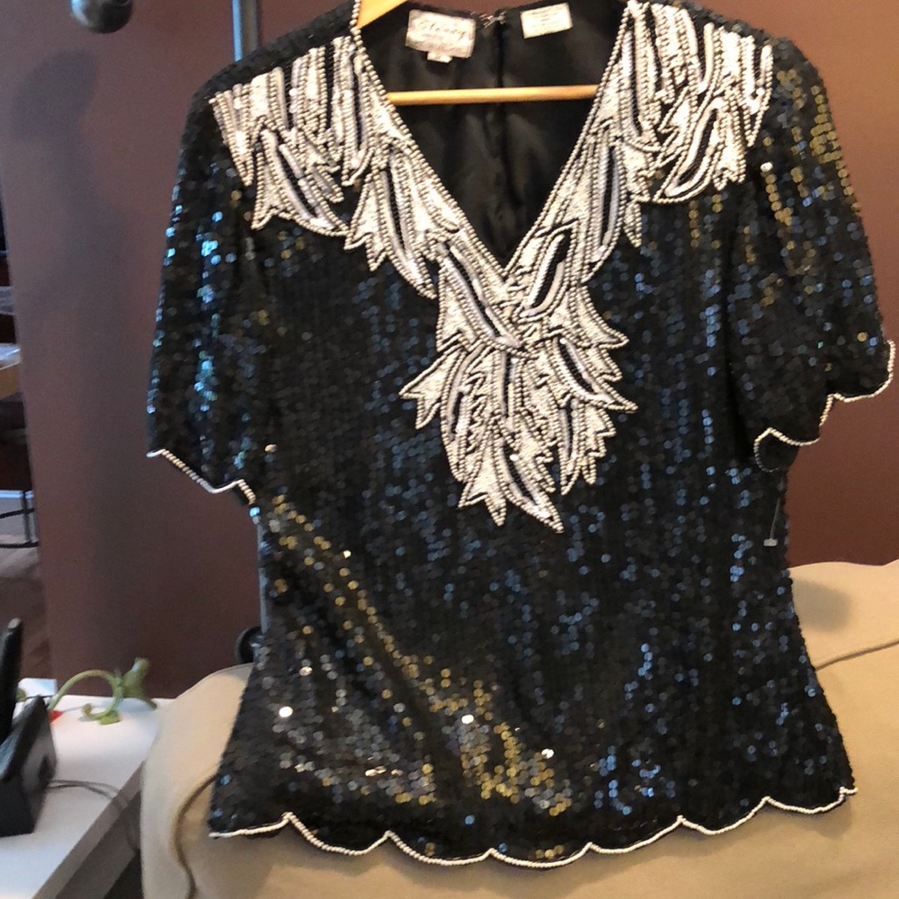 Stenay sequined blouse.